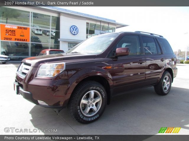 2007 Honda Pilot EX-L in Dark Cherry Pearl