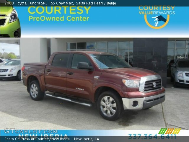 2008 Toyota Tundra SR5 TSS Crew Max in Salsa Red Pearl