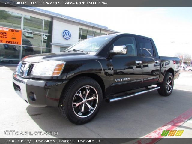 2007 Nissan Titan SE Crew Cab in Galaxy Black