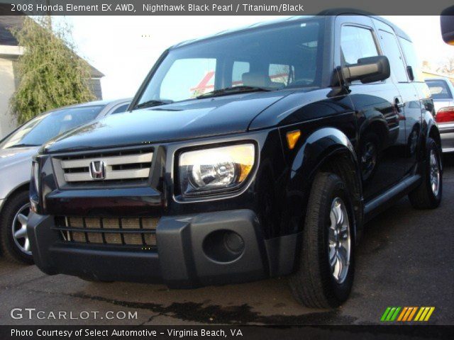 2008 Honda Element EX AWD in Nighthawk Black Pearl