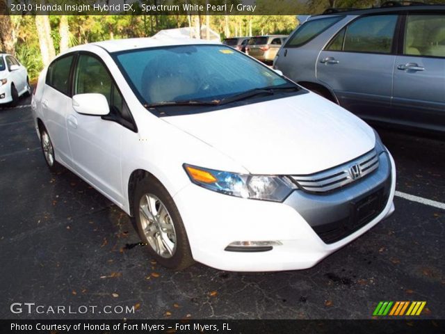 2010 Honda Insight Hybrid EX in Spectrum White Pearl