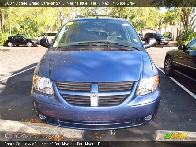 2007 Dodge Grand Caravan SXT in Marine Blue Pearl