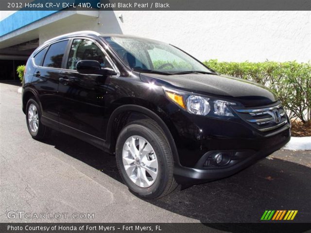 2012 Honda CR-V EX-L 4WD in Crystal Black Pearl