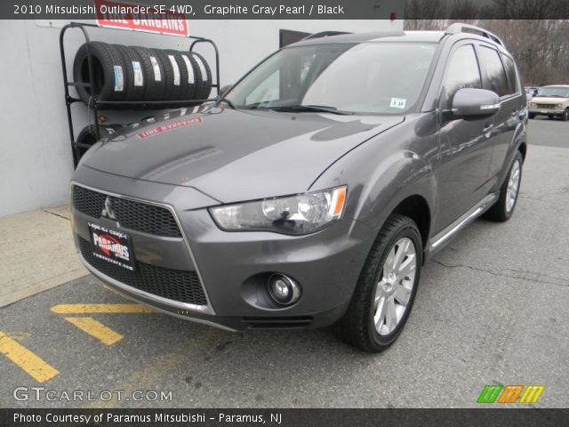 2010 Mitsubishi Outlander SE 4WD in Graphite Gray Pearl