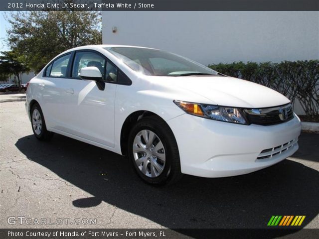 2012 Honda Civic LX Sedan in Taffeta White