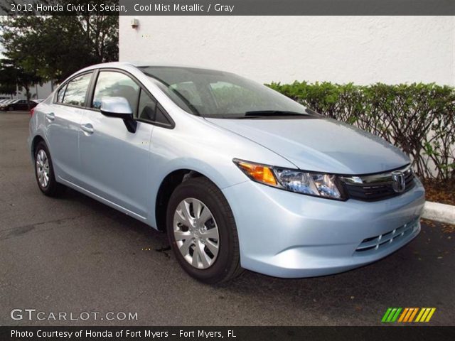 2012 Honda Civic LX Sedan in Cool Mist Metallic