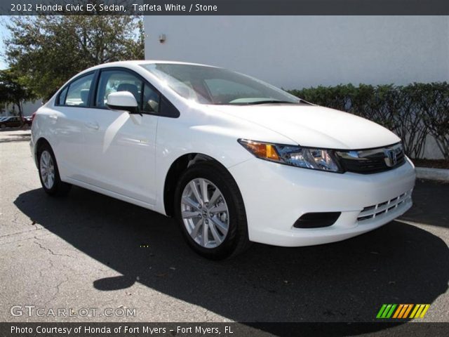 2012 Honda Civic EX Sedan in Taffeta White