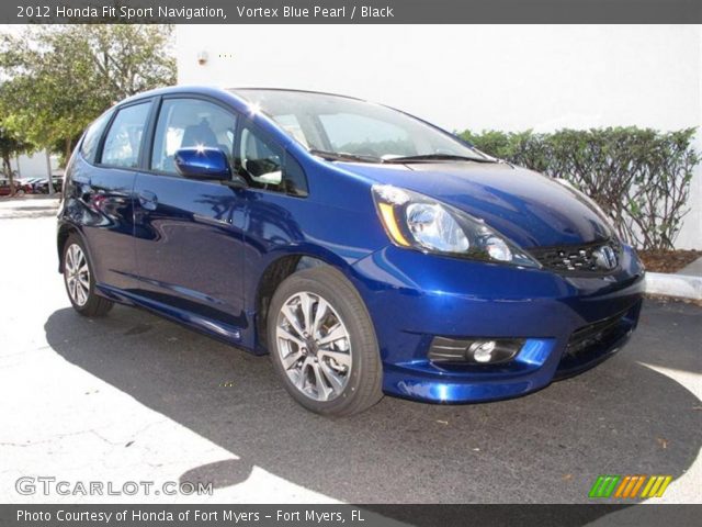 2012 Honda Fit Sport Navigation in Vortex Blue Pearl