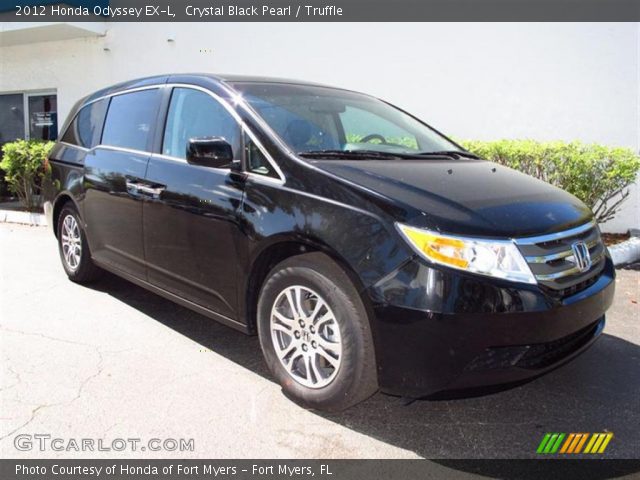 2012 Honda Odyssey EX-L in Crystal Black Pearl