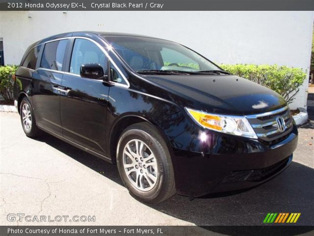 2012 Honda Odyssey EX-L in Crystal Black Pearl