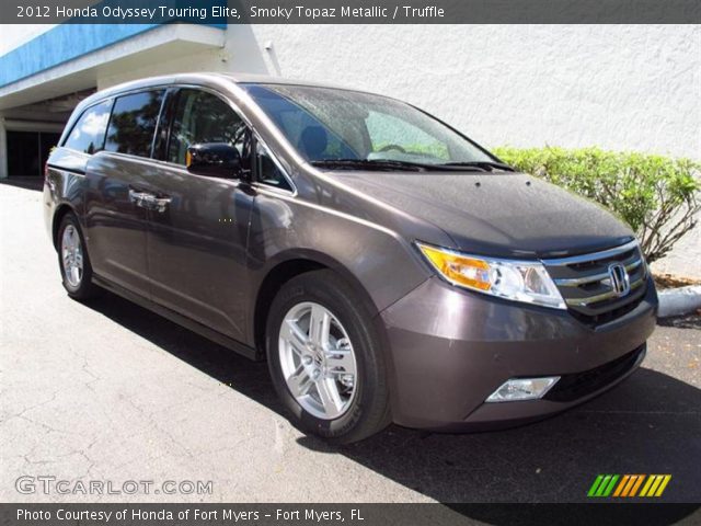 2012 Honda Odyssey Touring Elite in Smoky Topaz Metallic