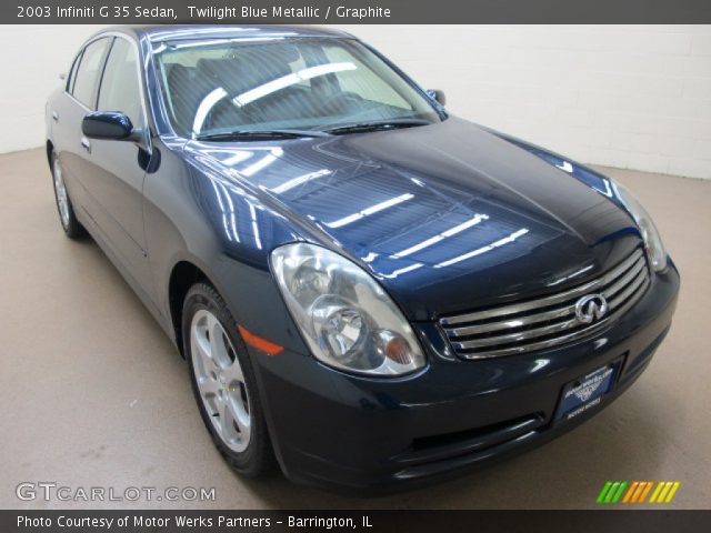 2003 Infiniti G 35 Sedan in Twilight Blue Metallic