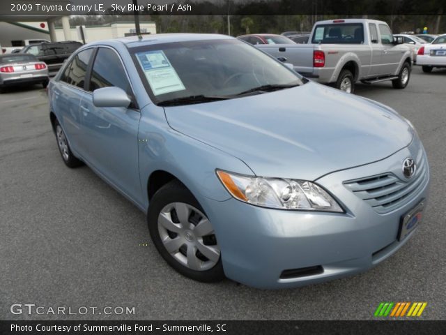 2009 toyota camry sky blue pearl #3