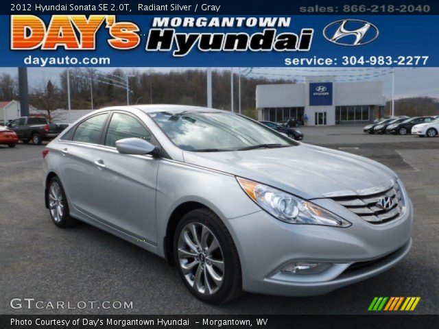 2012 Hyundai Sonata SE 2.0T in Radiant Silver