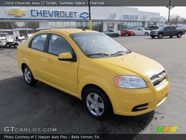 2009 Chevrolet Aveo LT Sedan in Summer Yellow