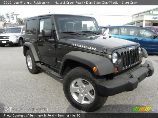 2010 Jeep Wrangler Rubicon 4x4 in Natural Green Pearl