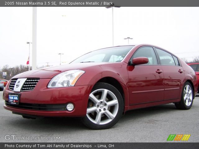 2005 Nissan Maxima 3.5 SE in Red Opulence Metallic