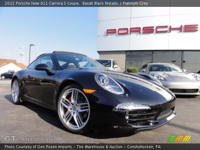 2012 Porsche New 911 Carrera S Coupe in Basalt Black Metallic