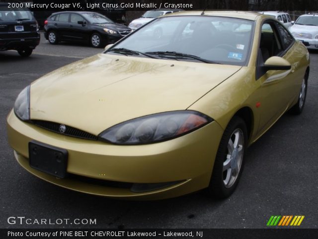 2000 Mercury Cougar V6 in Light Citrus Gold Metallic