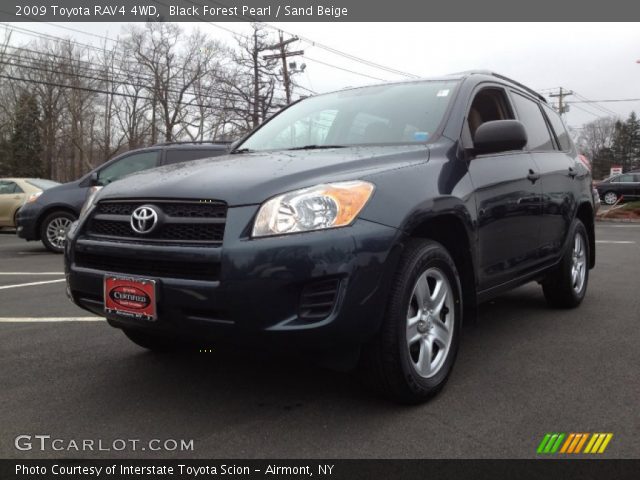 2009 Toyota RAV4 4WD in Black Forest Pearl