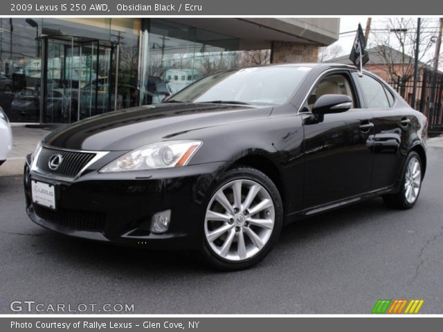 2009 Lexus IS 250 AWD in Obsidian Black