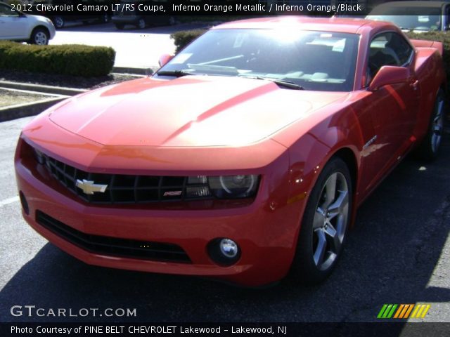2012 Chevrolet Camaro LT/RS Coupe in Inferno Orange Metallic