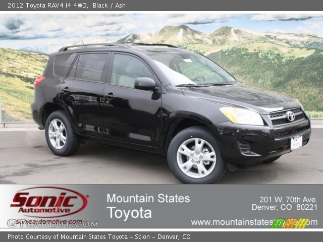 2012 Toyota RAV4 I4 4WD in Black