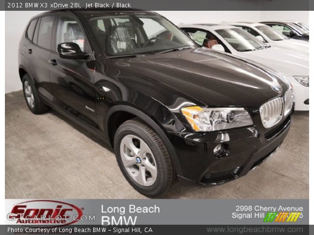 2012 BMW X3 xDrive 28i in Jet Black