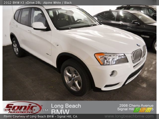 2012 BMW X3 xDrive 28i in Alpine White