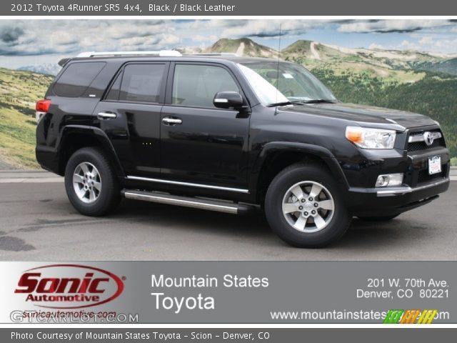 2012 Toyota 4Runner SR5 4x4 in Black