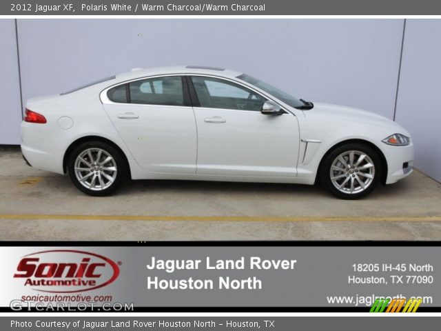 2012 Jaguar XF  in Polaris White