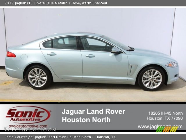 2012 Jaguar XF  in Crystal Blue Metallic