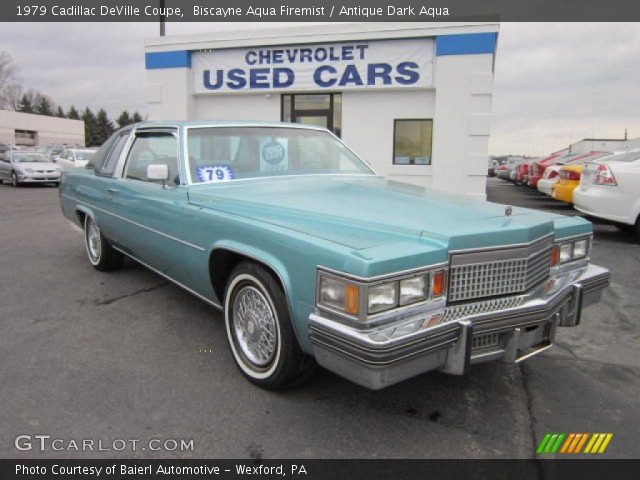 1979 Cadillac DeVille Coupe in Biscayne Aqua Firemist