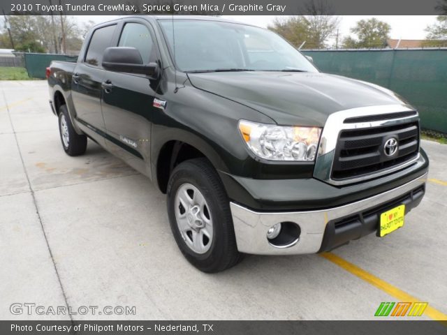 2010 Toyota Tundra CrewMax in Spruce Green Mica