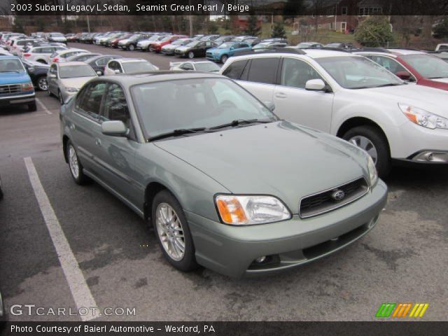 2003 Subaru Legacy L Sedan in Seamist Green Pearl