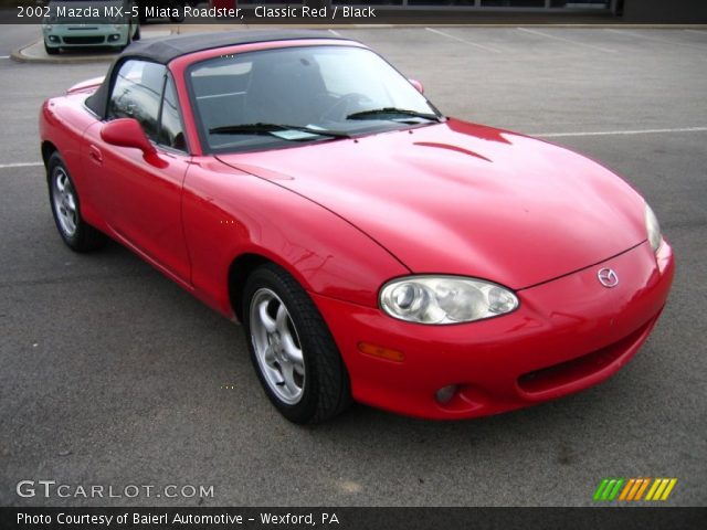 2002 Mazda MX-5 Miata Roadster in Classic Red