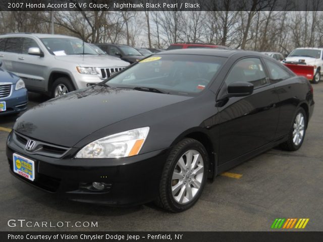 2007 Honda Accord EX V6 Coupe in Nighthawk Black Pearl