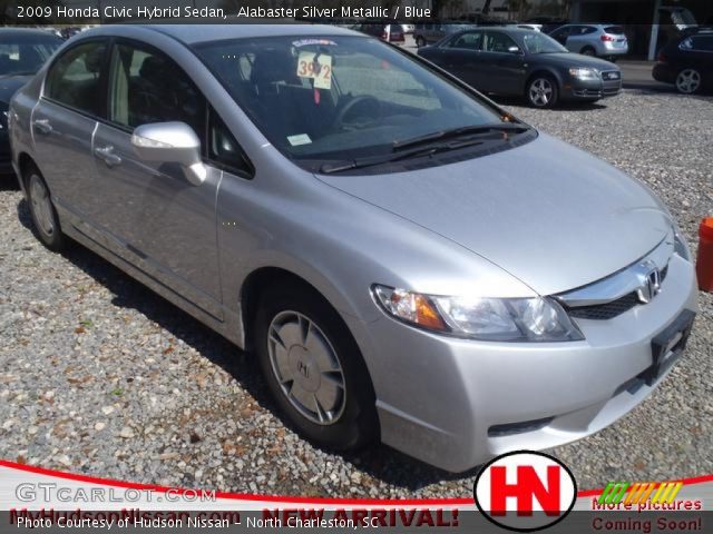 2009 Honda Civic Hybrid Sedan in Alabaster Silver Metallic