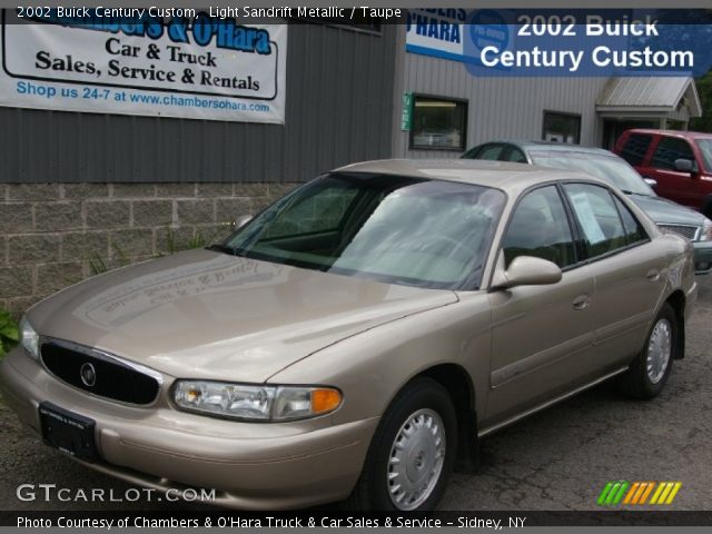 2002 Buick Century Custom in Light Sandrift Metallic