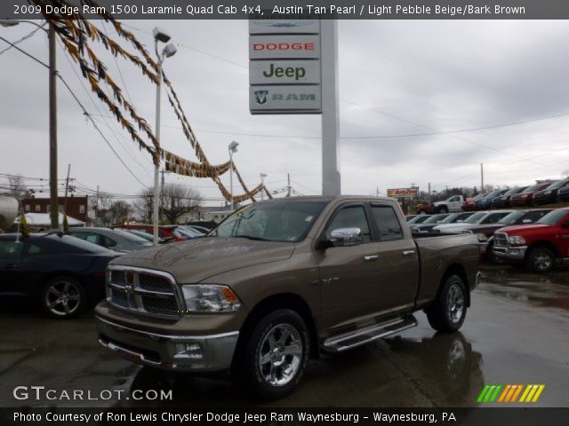 2009 Dodge Ram 1500 Laramie Quad Cab 4x4 in Austin Tan Pearl