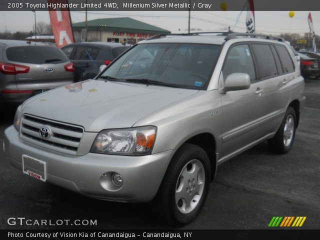 2005 Toyota Highlander Limited 4WD in Millenium Silver Metallic