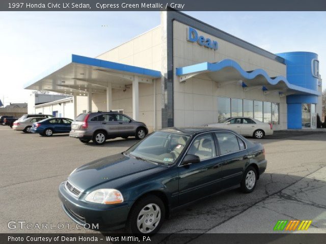 1997 Honda Civic LX Sedan in Cypress Green Metallic