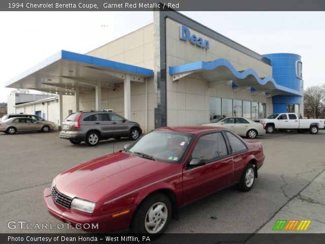 1994 Chevrolet Beretta Coupe in Garnet Red Metallic