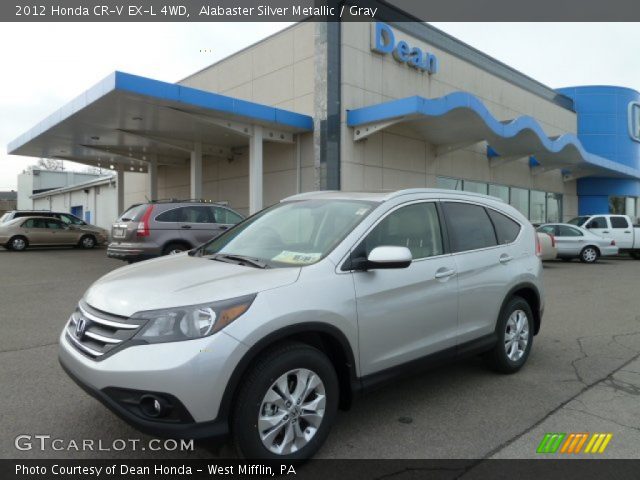 2012 Honda CR-V EX-L 4WD in Alabaster Silver Metallic
