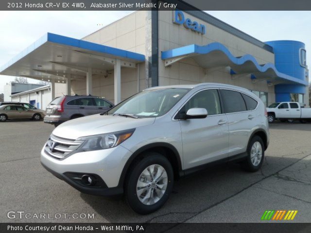 2012 Honda CR-V EX 4WD in Alabaster Silver Metallic