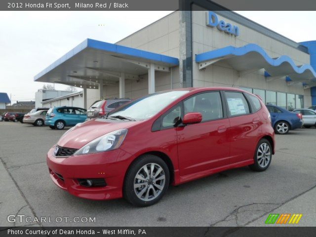 2012 Honda Fit Sport in Milano Red