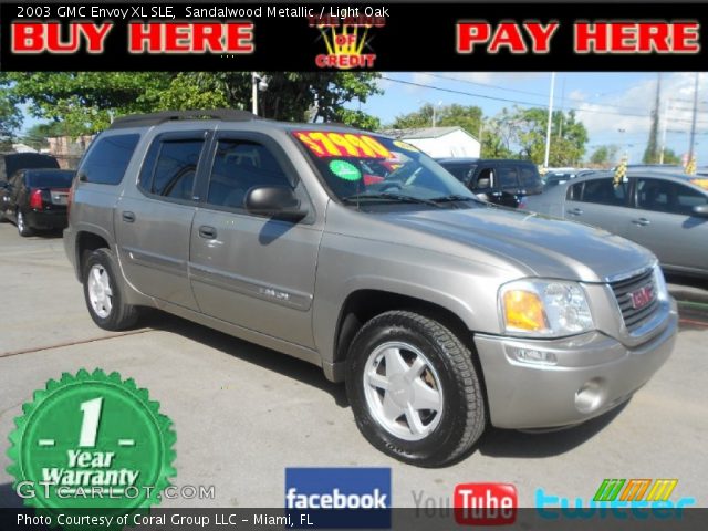 2003 GMC Envoy XL SLE in Sandalwood Metallic