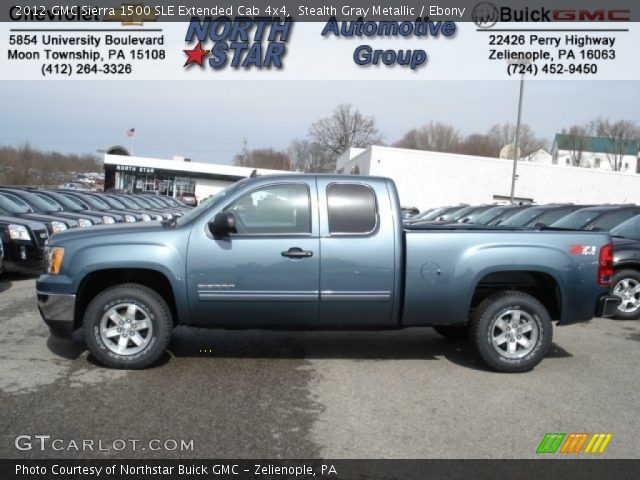 2012 GMC Sierra 1500 SLE Extended Cab 4x4 in Stealth Gray Metallic