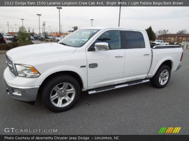 2012 Dodge Ram 1500 Laramie Longhorn Crew Cab 4x4 in Bright White