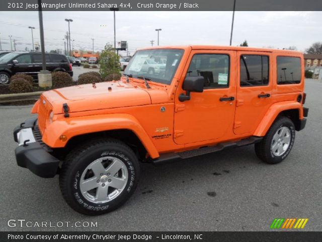 2012 Jeep Wrangler Unlimited Sahara 4x4 in Crush Orange